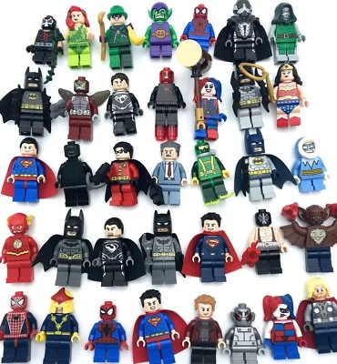 LEGO SUPERHERO GRAB BAG RANDOM PICK MINIFIGURES MARVEL DC HERO FIGS $5.25 EACH - Image 1 of 4