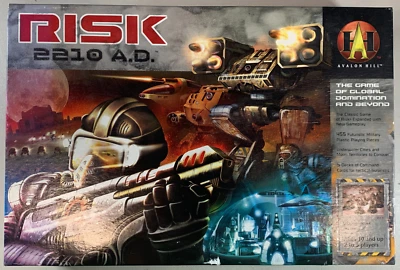Juego de mesa Risk 2210 AD 2001 100 % completo caja desgaste Hasbro Avalon Hill Foto 1 de 4