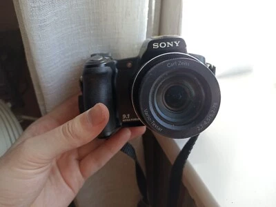 🔥Sony Cyber-Shot DSC-H50 Black 9.1MP digital compact camera🔥WORKing FULL Set🔥 - Image 1 of 4