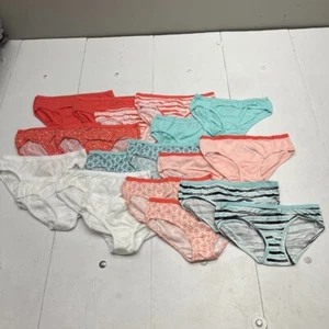 Fruit Of The Loom 20 Pack Assorted Multicolor Bikini Underwear Girls Size 12 NEW - Picture 1 of 6