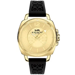 Coach Women's Boyfriend Gold Dial Watch - 14503980 - Picture 1 of 1