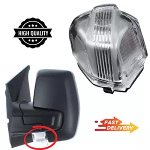 Per Ford Transit Custom 2012-2023 Ala Specchio Indicatore Lente Sinistro Qualità OE - Foto 1 di 3