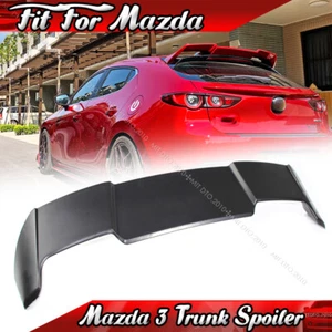 19-25 Fits Mazda3 Mazda 3 4th BP Hatchback Rear Roof Spoiler DTO Style Unpainted - Picture 1 of 7