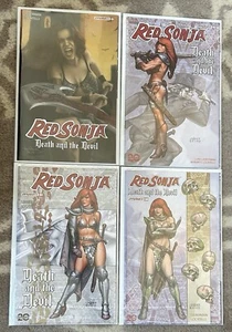 Red Sonja Death And The Devil #1,2,3,4 Dynamite NM Set - Picture 1 of 1