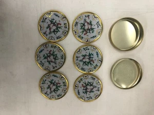 Metropolitan Museum of Art MMA Set of 6 Coasters & Tin Duke of Gloucester Design - Picture 1 of 4