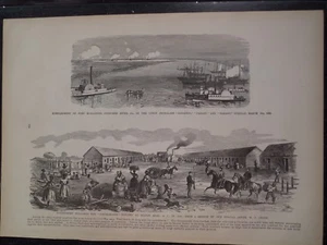 Hilton Head S C Housing Contraband African American Civil War Frank Leslie's - Picture 1 of 1