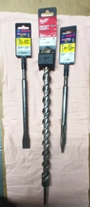 Milwaukee and Bosch concrete drill and chisels - Picture 1 of 3