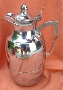 Alfi 0,75 Liter Design Thermoskanne Isolierkanne alt retro Vintage shabby chrom - Bild 1 von 12