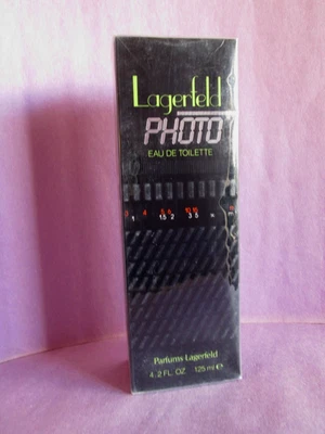 Lagerfeld Foto Vintage Eau de Toilette Splash 4 OZ 120 ml Sellado de Fábrica RARO Foto 1 de 4