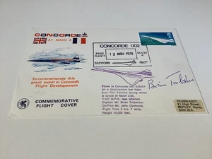 First Day Cover Concorde signed  Brian Trubshaw Development Flight 12/11/1970 - Picture 1 of 5