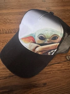 Star Wars Grogu Baby Yoda Malla Niños Gorra de Béisbol/Gato ¡NUEVA CON ETIQUETA! Mandalorian - Imagen 1 de 6