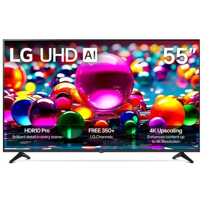 LG 55UA7700P UA77 Series  55 inch 4K UHD HDR Smart TV - 2025 Model - Image 1 of 4
