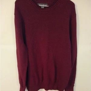 Eddie Bauer Herren Crew Knit weinrot Pullover Gr. T/XL warm, Opa - Bild 1 von 6