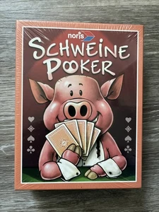 Schweine Poker - Das saustarke Pokerspiel (Noris, 2-6 Sp. ab 10 J.), NEU & OVP - Bild 1 von 4