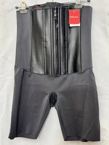 SPANX L Under Sculpture Waist Cincher High-Waist Short Shapewear Slimming Black - Picture 1 of 10
