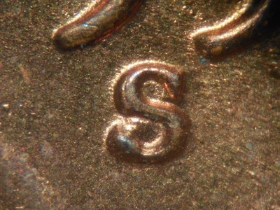 HIGH GRADE MINT ERROR 1954-S LINCOLN WHEAT CENT RPM#7  RB - Image 1 of 3