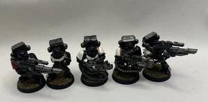 Devastator Squad Warhammer 40k Space Marine Games Workshop X5 Metal OOP Vintage - Picture 1 of 13