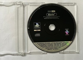 Blasto Review Version - Sony PlayStation PSone Not for Resale with press release