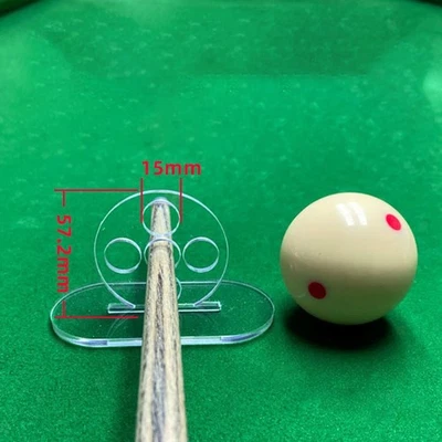 Billard Stange Trainer Klar Pool Queue Stroke Trainer Billard Queue Zubehör - Bild 1 von 4