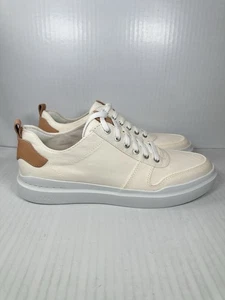 Zapatilla deportiva de lona GrandPro Rally para hombre talla 13 Cole Haan marfil C34713 NUEVA - Imagen 1 de 8