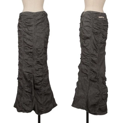 Jean Paul GAULTIER PARIS Cotton Gathered Design Mermaid Skirt Size 38(K-161149) - Image 1 of 4