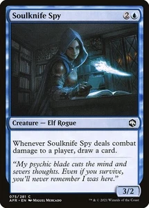 (2x) FOIL SOULKNIFE SPY -Forgotten Realms – MTG Magic the Gathering Card - Picture 1 of 5