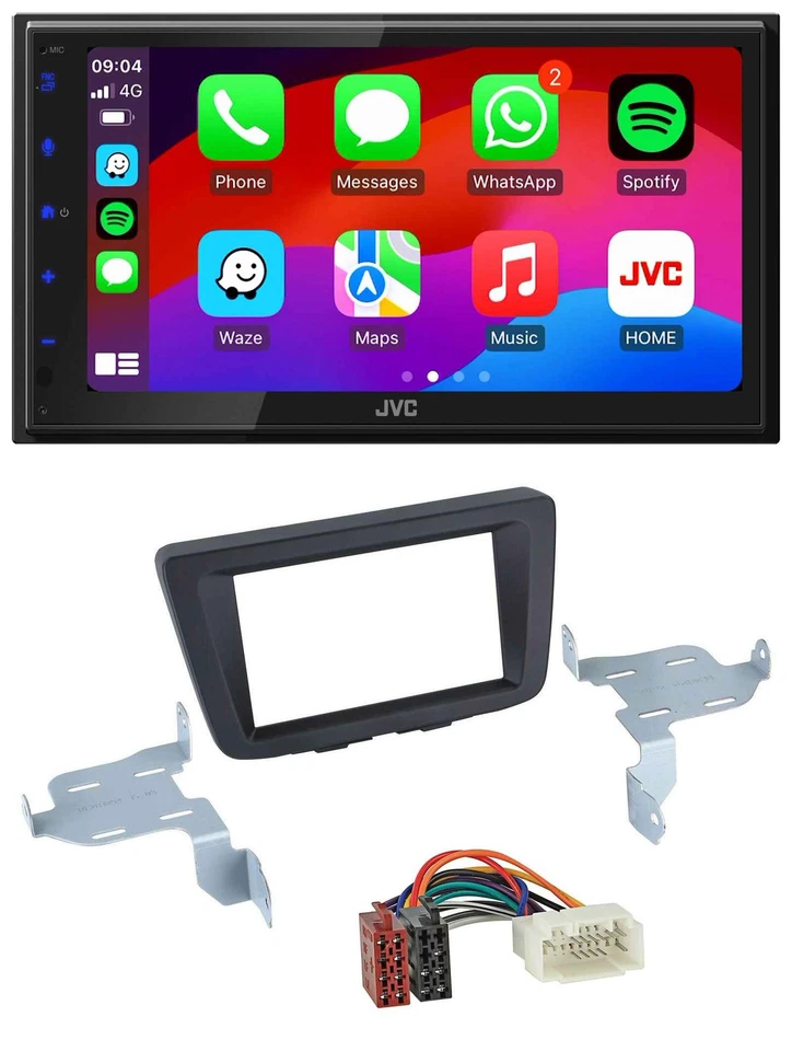 JVC Bluetooth 2DIN MP3 DAB USB Autoradio für Suzuki Baleno EW ab 2016 - Bild 1 von 4