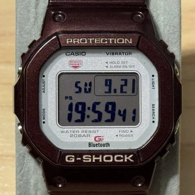 Casio G-Shock GB-5600AA-5 Bluetooth Vibration Alarms Square Digital Watch 5600 - Image 1 of 4