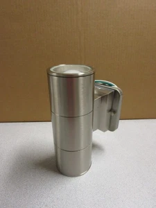 OUTDOOR ALUMINUM WALL MOUNT LIGHT WITH GLASS LENS - HOME SELECTS #6714 - Picture 1 of 4