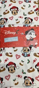 Minnie Mouse Lebkuchen Handtücher - Küche - Disney - Weihnachten - 3er Set - Bild 1 von 3