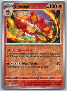 Simisear 021/182 Reverse Holo SV04: Paradox Rift NM - Picture 1 of 2