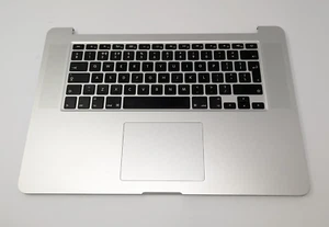 APPLE MACBOOK PRO 15 A1398 2012 EARLY 2013 TOPCASE PALMREST KEYBOARD+BATTERY - Picture 1 of 7