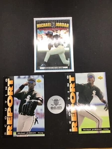 1994 MICHAEL JORDAN JUMBO SCOUTING REPORT 3CT BASEBALL RC UPPER DECK - Picture 1 of 8