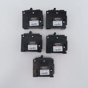 Lot Of 5 Murray MP130 30-Amp Single Pole Type MP-T Circuit Breaker - Picture 1 of 12