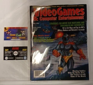 Video Games and Computer Entertainment Magazine (May 1990) Issue 5 *Vintage* - Picture 1 of 13