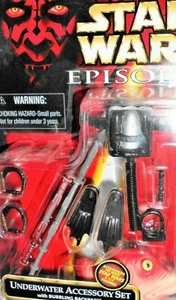 STAR WARS Episode I 1998 UNDERWATER ACCESSORY SET 1999 movie phantom menace moc - Picture 1 of 3