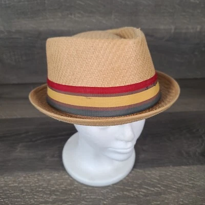 Chapéu Fedora Peter Grimm Natural Character Palha Siga o Coelho - Imagem 1 de 4