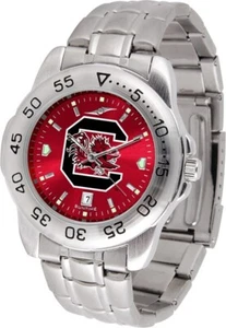 Sun Time Men's Licensed Collegiate Team Sport Steel Ano Watch (Pick Your Team) - Picture 1 of 79
