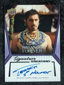 2024 Upper Deck Marvel Studios Series 2 TENOCH HUERTA MEJIA AS NAMOR Auto #SS-TH - Picture 1 of 3