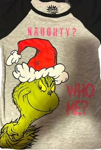 Girls ~ Size 5/6 Long Sleeved ~ CHRISTMAS GRINCH ~ NWT ~ Super Cute - Picture 1 of 7