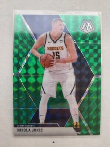 2020 PANIN MOSAIC NIKOLA JOKIC GREEN MOSAIC PRIZM DENVER MINT - Picture 1 of 2