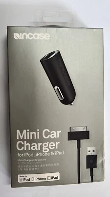 Cable Lightning Cargador Mini Coche Universal Incase 1.2m 12V iPhone iPad Foto 1 de 2