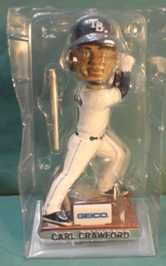 3/ CARL CRAWFORD TAMPA BAY RAYS SGA 26/08/23 BOBBLEHEAD (NUEVO EN CAJA) - Imagen 1 de 4