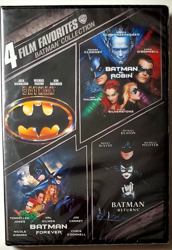 Batman / Batman & Robin / Batman Forever / Batman Returns [DVD]  2 Disc Set - Image 1 of 3