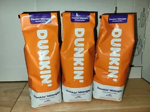 Dunkin Donuts Three Pounds Ground Dunkin Donuts Midnight Roast (Dark) Coffee - Bild 1 von 3