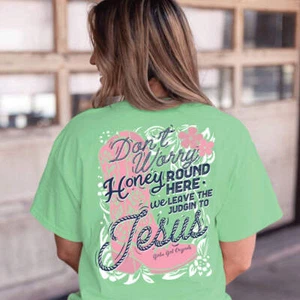 Camiseta Girlie Girl Originals Judgin To Jesus - Imagen 1 de 12