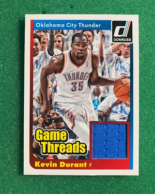 2014-15 Panini Donruss - Game Threads #11 Kevin Durant -Thunder (MEM) - Image 1 of 2