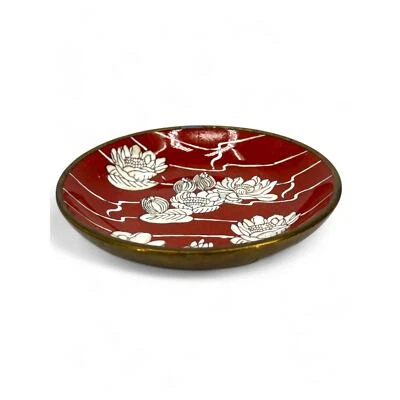 "Cuenco japonés de porcelana de latón vintage años 50/5,75"" atrapa toda decoración mano pa" Foto 1 de 3