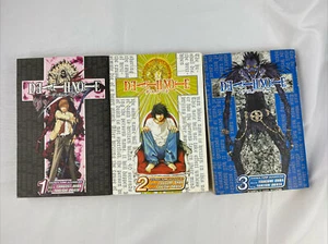 Death Note Lot of 3 Vol 1-3 (Ohba/Obata, English Manga) Viz Shonen Jump - Picture 1 of 7
