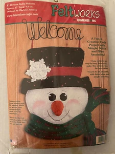 Feltworks by Dimensions #8110 Snow Buddy Welcome Neu - Bild 1 von 1